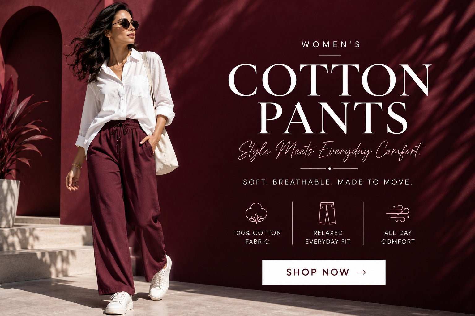 COTTON PANTS
