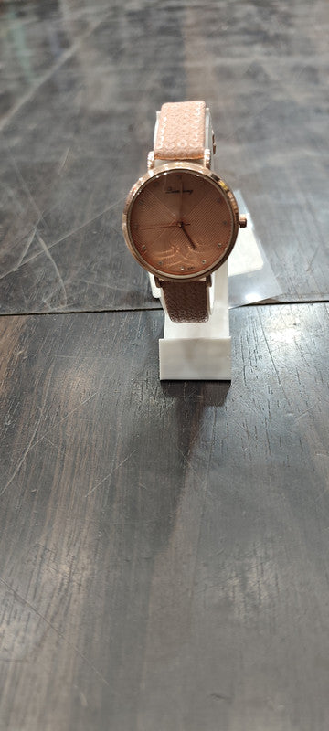 Dicaihong Women’s Analog Watch – Elegant Rose Gold & Peach