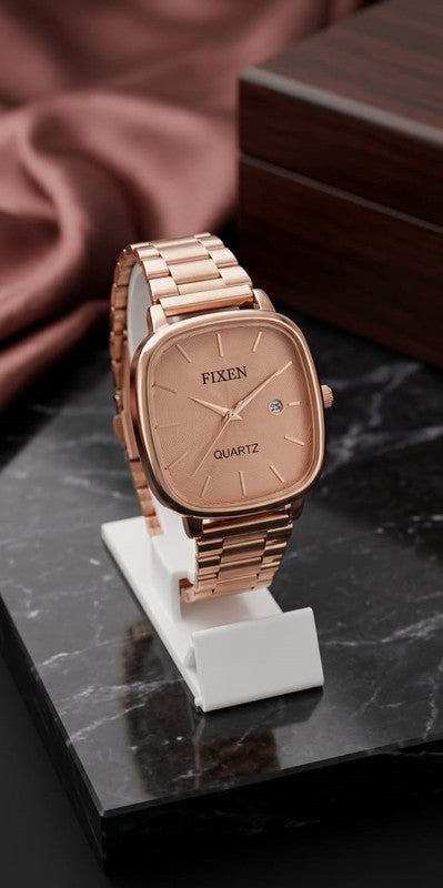 Fixen Vintage Square Quartz Watch