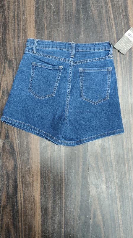 High-Rise Denim Shorts : Size 26