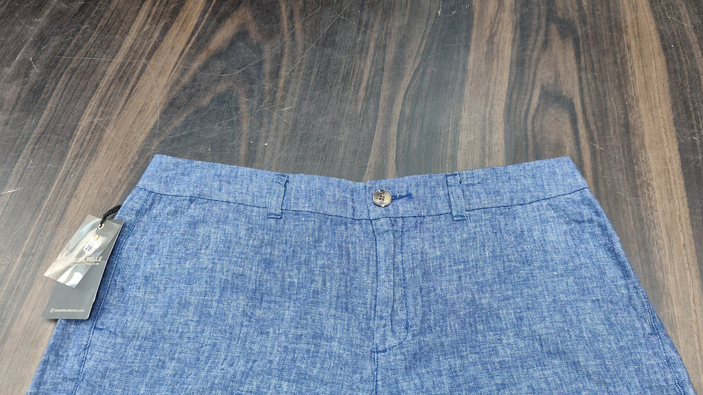 High-Waisted Chambray Everyday Shorts : Size 32