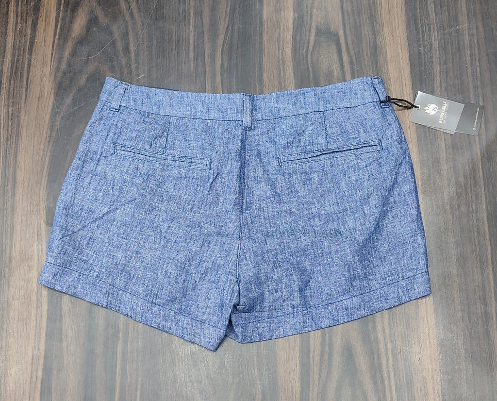 High-Waisted Chambray Everyday Shorts : Size 32