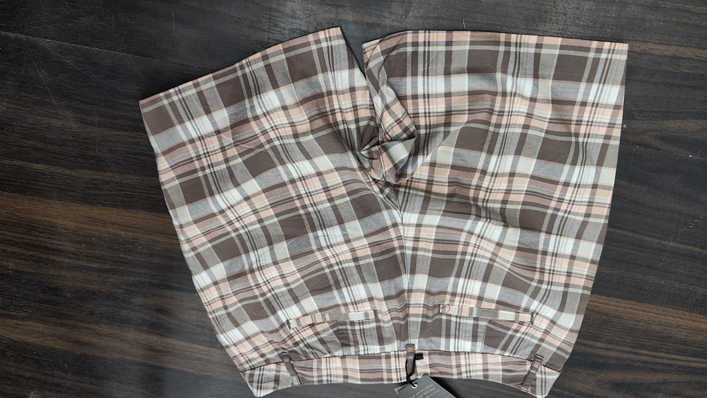 Casual Plaid Chino Shorts : Size 34