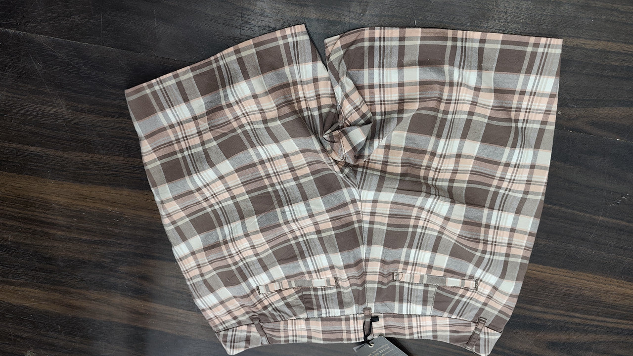Casual Plaid Chino Shorts : Size 34