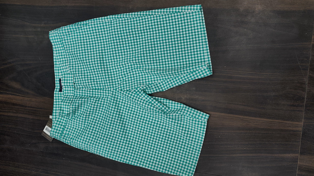 Lands' End Mid-Rise Seersucker Shorts : Size 34