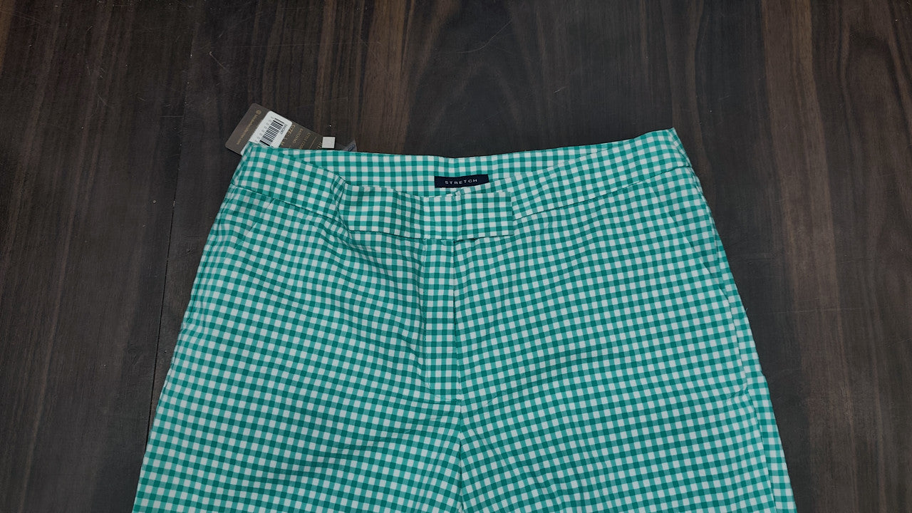 Lands' End Mid-Rise Seersucker Shorts : Size 34