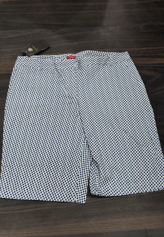IZOD Women's Gingham Print Bermuda Shorts : Size 36