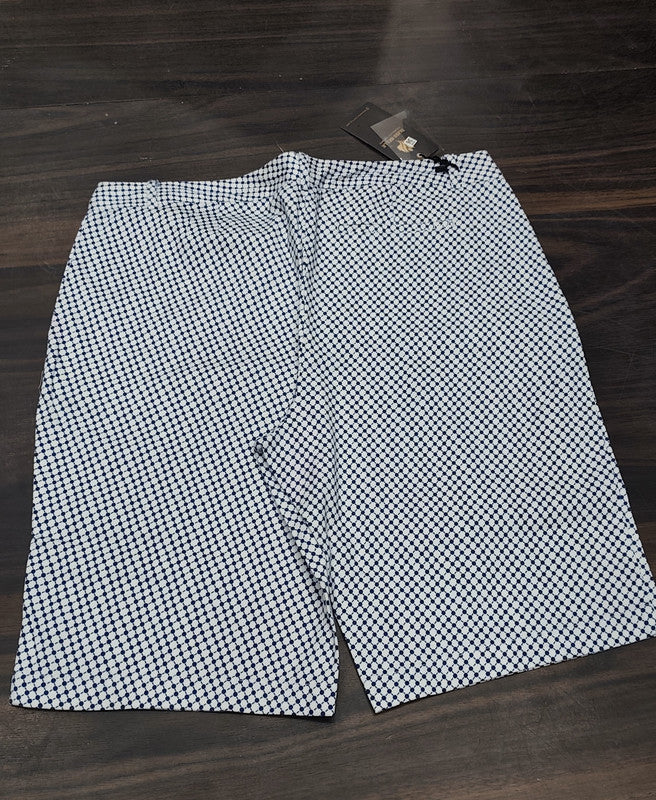IZOD Women's Gingham Print Bermuda Shorts : Size 36