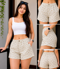 Mid-Rise Twill Chino Shorts : Size 38