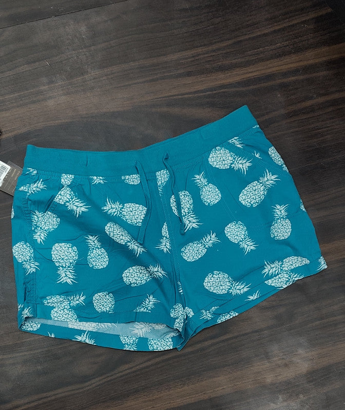 BCG Women's Pineapple-Print Knit Shorts : Size 34
