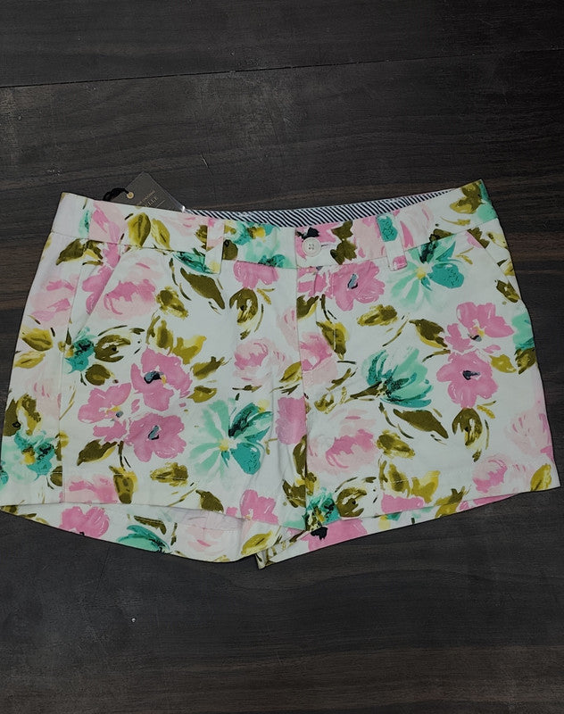 Merona Women’s Floral Print Cotton Shorts : Size 32