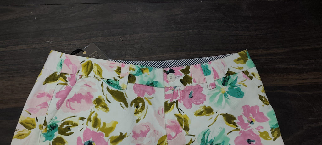 Merona Women’s Floral Print Cotton Shorts : Size 32