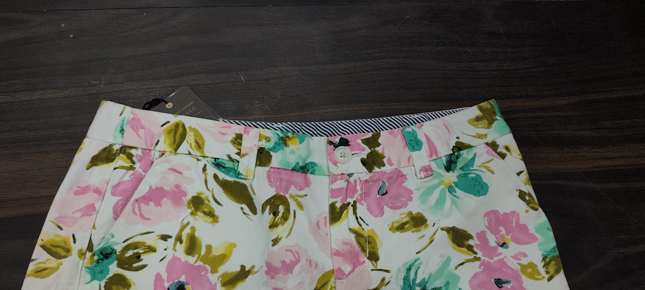 Merona Women’s Floral Print Cotton Shorts : Size 32