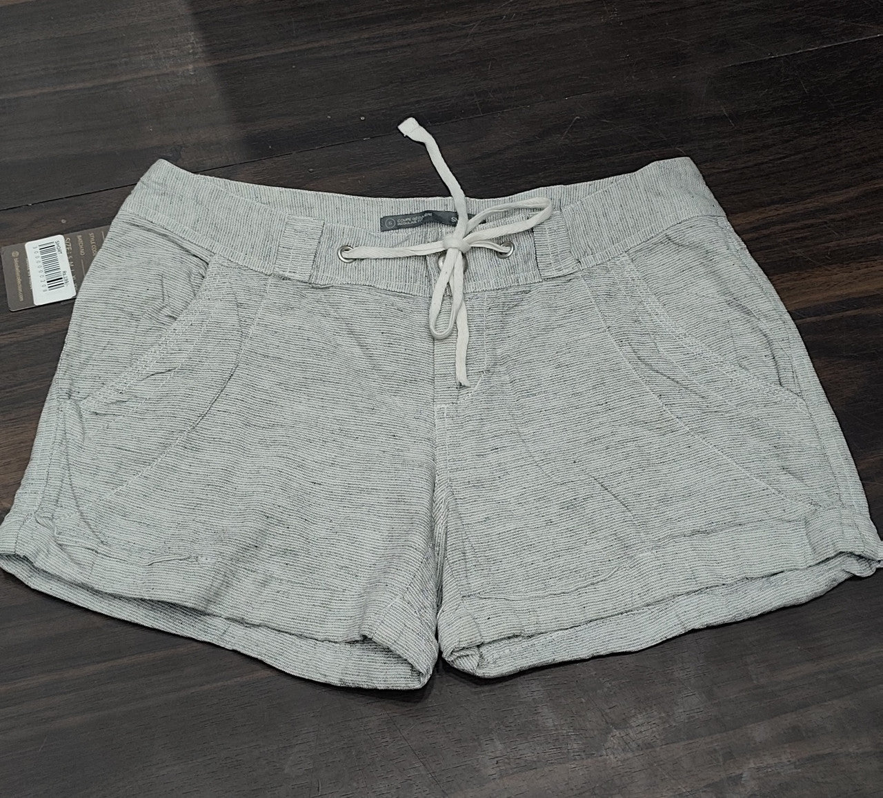 Women’s Heather Gray Drawstring Lounge Shorts : Size 32