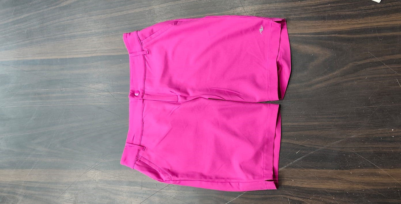 Solid Women’s Pink Sports Shorts : Size 32