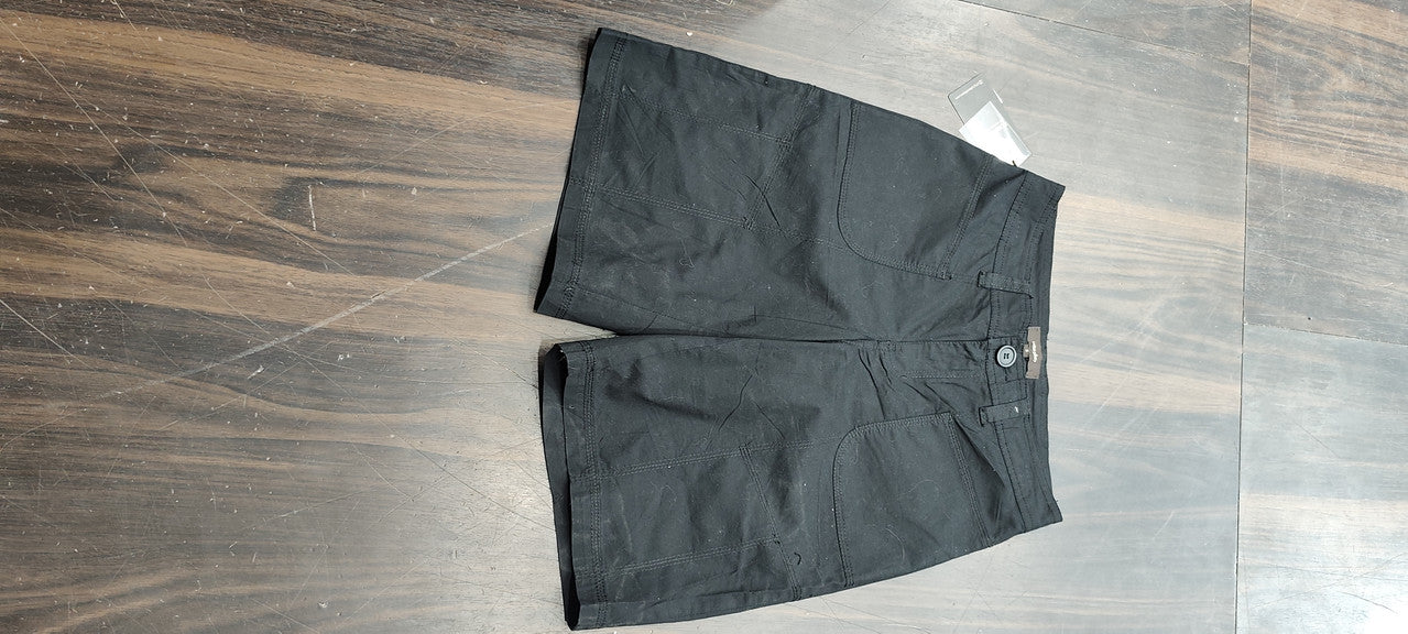 Black Bermuda Shorts with Utility Pockets : Size 28