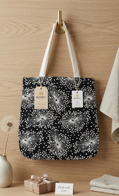 Blissful Zen Dandelion Tote Bag