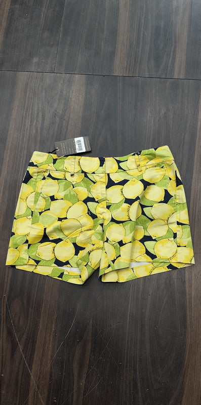 Ann Taylor Lemon Print City Shorts : Size 32