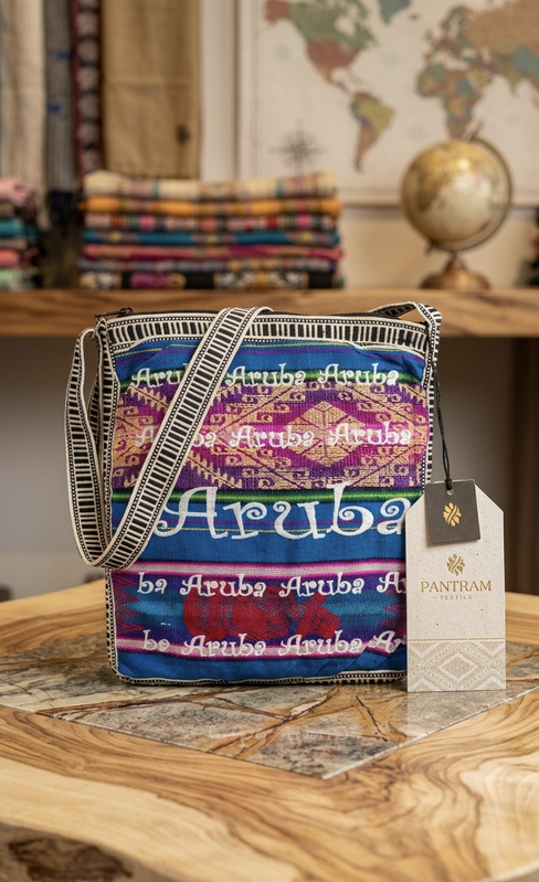 Aruba Tribal Boho Crossbody Bag