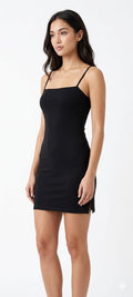 Black Bodycon Mini Dress  - Size: XXS