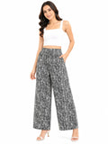 Women's Abstract Print High-Rise Performance Leggings - Black - Size: 32