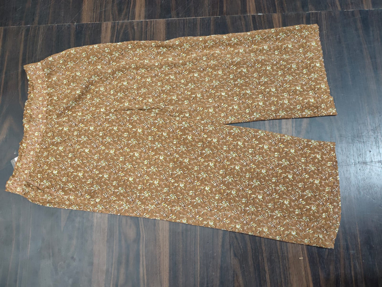 Women's Floral Print Wide-Leg Palazzo Pants - Multi - Size: 36