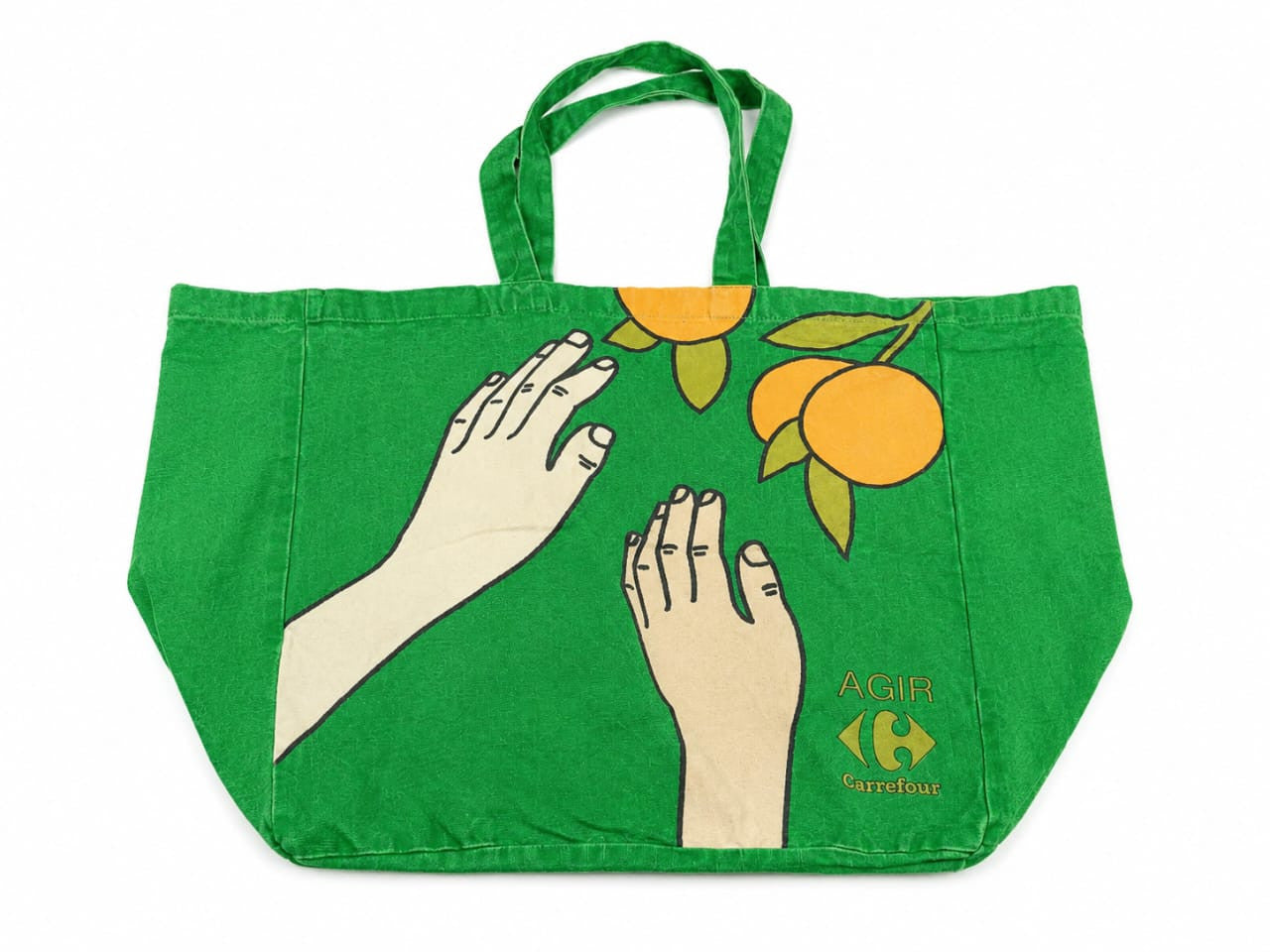 Eco-Friendly Carrefour Graphic Tote Bag