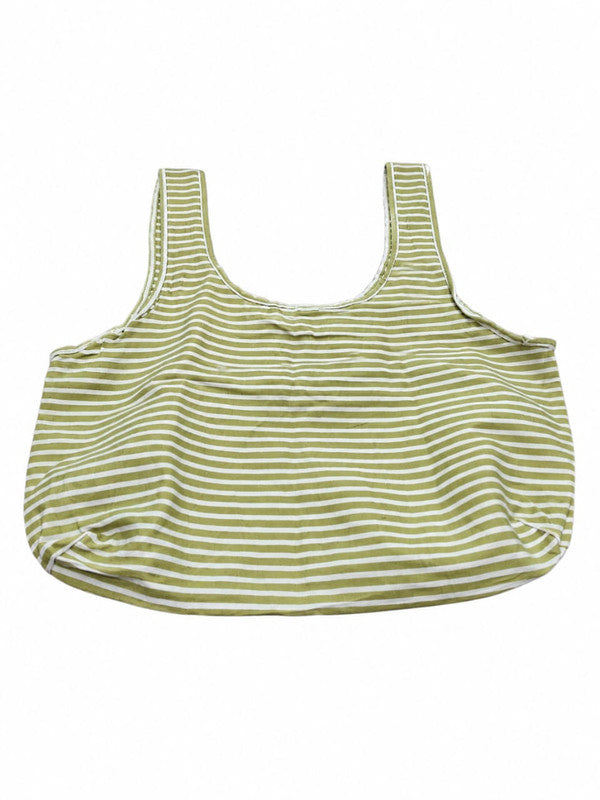 Striped Cotton Grocery Shopping Bag