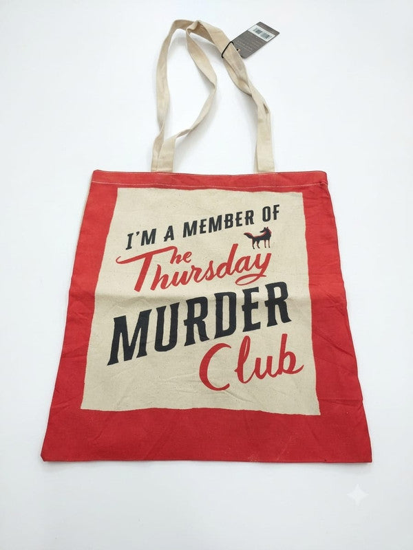 The Thursday Murder Club Canvas Tote Bag
