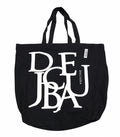 Printed Monogram Cotton Tote Bag