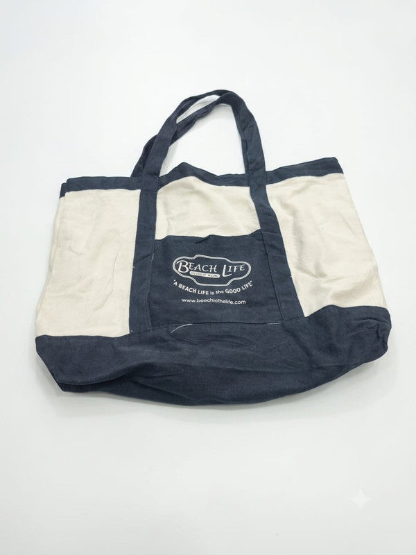 Beach Life Canvas Tote Bag
