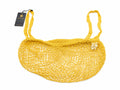 Yellow Mesh Cotton Tote Bag