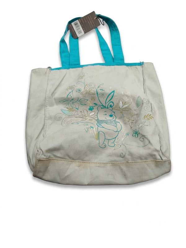 Winnie the Pooh Floral Canvas Tote
