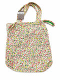Vibrant Ditsy Floral Canvas Tote