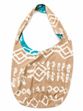 Boho Block-Printed Reversible Cotton Jhola Bag