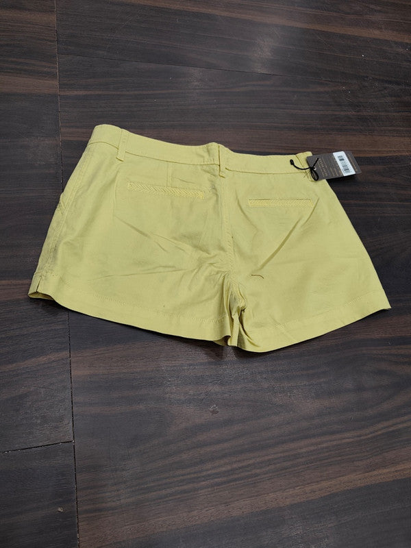 Women's Yellow Chino Shorts : Size 32