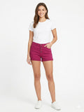 Women's High-Rise Four-Button Fly Denim Shorts : Size 32