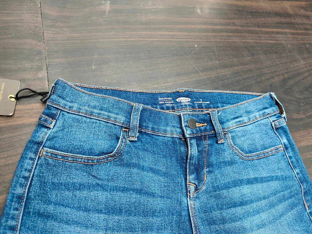 Women's High-Waisted Cuffed Denim Shorts : Size 30