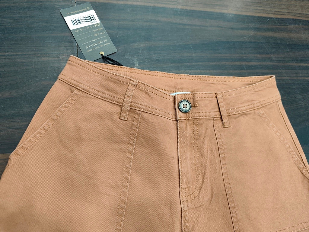 Women's High-Rise Utility Patch-Pocket Shorts: Size 30