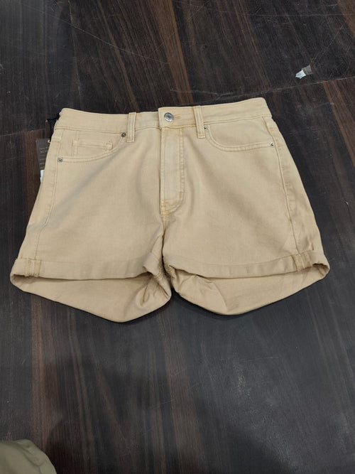 Beige Denim Mid-Rise Summer Shorts  : Size 30