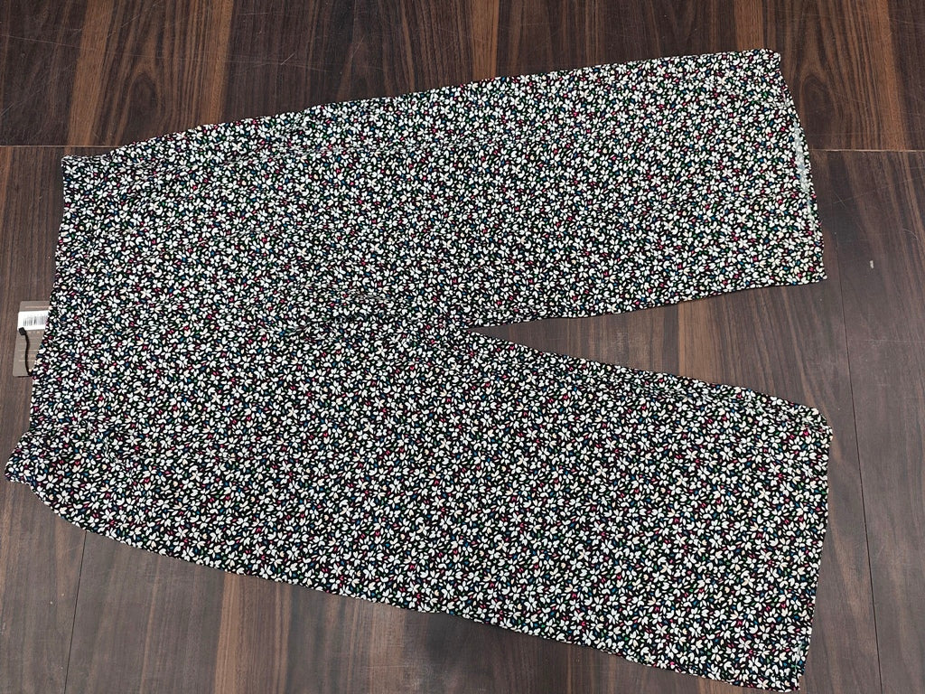 Women's High-Waist Floral Print Wide-Leg Palazzo - MULTI - Size: 38